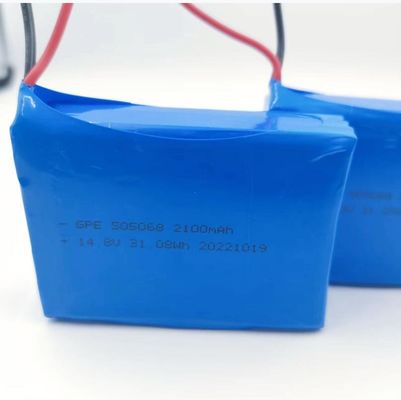 高電圧リチウム ポリマー充電式電池 14.8v 505068 4S1P