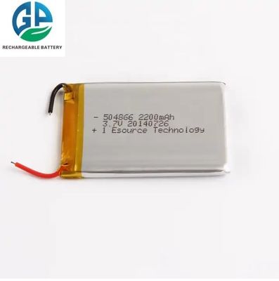 KC CB IEC62133 承認 504866 3.7 V リポリマー電池 2200mah リッチャージ可能なリポ電池