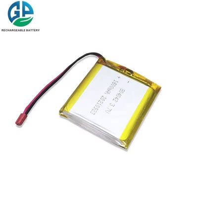 KC IEC62133 承認 804042 3.7v 1600mah 1650mah 再充電可能なポリマーリチウムリポ電池とPCBリポリマー電池