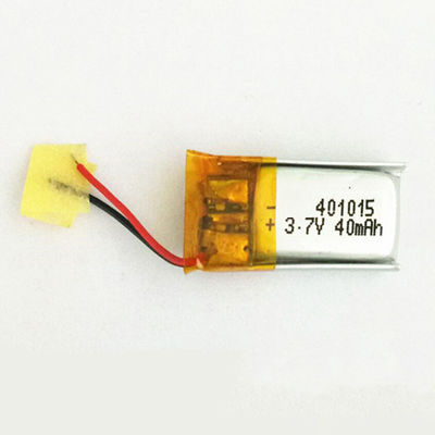 小さい電池のリチウム ポリマー3.7 V電池401015 25mAh Lipo電池