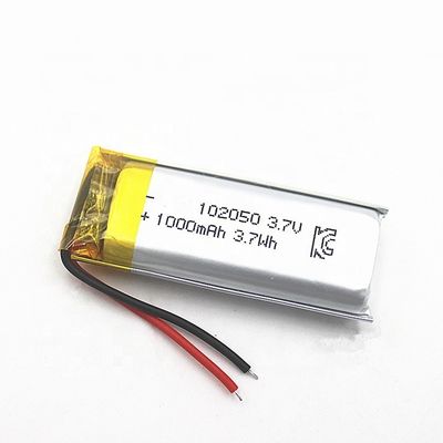 3.7のボルトのリチウム ポリマー電池3.7ボルトのリチウム電池1.0Ah KCは承認した