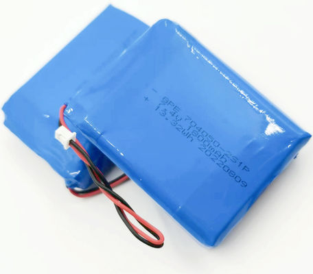704050の2S1P注文のリチウム ポリマー電池のパック、7.4V 1800mAh Lipo電池のパック