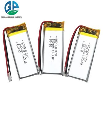 Kc 承認されたリポポリマー電池 3.7v 402050 380mah