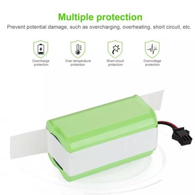 購入 14.8V 3000mAh 18650 リチウムイオン電池パック、800 サイクル寿命、掃除機および電子機器用 オンライン製造