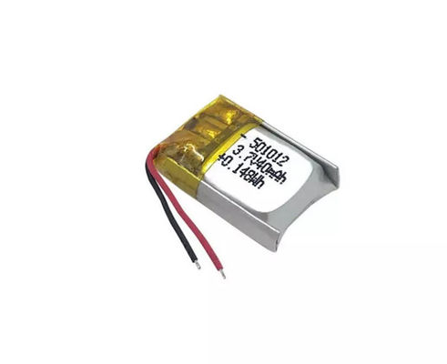 buy 501012 45mAh 3.7V リチウムポリマーバッテリー TWS イヤホンとスマートデバイスの KC/CB 認証 オンライン製造