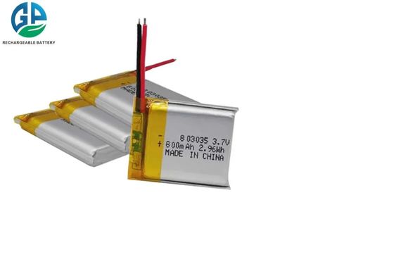購入 803035 3.7v 7.4v 800mahのリチウム ポリマー充電電池KCのCBの証明 online manufacture
