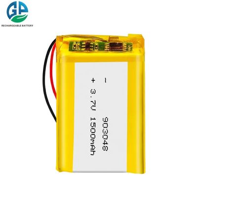 購入 RoHS KC Lipo バッテリーパック 3.7V 1000mAh 信頼性の高い電源のために500倍サイクルの寿命 オンライン製造