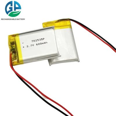 購入 702535 600mAh 3.7V 小型リチウムポリマーバッテリー リッチャージ可能なリポバッテリー オンライン製造