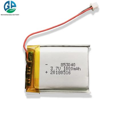 購入 KC 803040 3.7V 1000mAh リチウムポリマーバッテリー 500サイクル リッチャージ可能なリポバッテリーパック オンライン製造