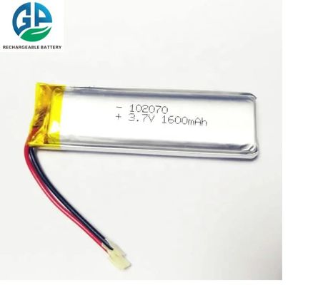 購入 KC 1600mAh 102070 3.7V リチウムポリマーバッテリー充電式 Li-Po バッテリーパック オンライン製造
