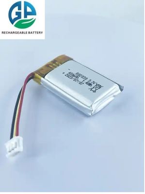 購入 3.7V 400mAh 充電式リチウムポリマーバッテリーパック (サイクル寿命500回) オンライン製造
