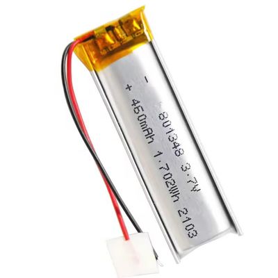 購入 KC承認 Lipo バッテリー 3.7V 460mah 801348ポリマーリチウム電池 リチウムポリマー電池 online manufacture