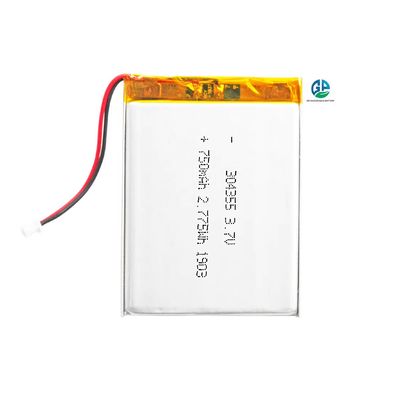 購入 高放電率 バッテリー 30C Max60C 再充電可能 3.7V 750Mah 304355 リチウムイオン バッテリー online manufacture