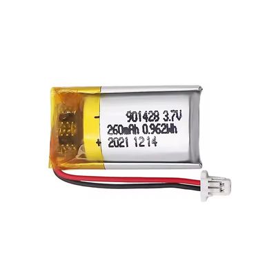 購入 901428 260mAh 3.7V 500 サイクル リチウムポリマー バッテリー パック カスタム リポ バッテリー online manufacture