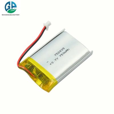 購入 高放電率 バッテリー 30C Max60C 再充電可能 3.7V 750Mah 高品質 752439 リチウムイオン バッテリー online manufacture