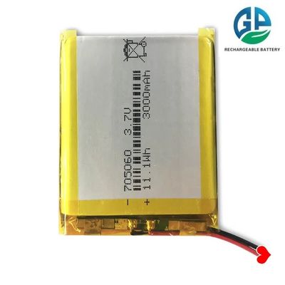 購入 高放電率 バッテリー 3.7V 3000mah 30C Max60C リチャージ可能なリポ バッテリー 705060 Pilas リチャージ可能なセル online manufacture