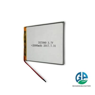 購入 高容量リイオンポリマーバッテリー パック 2500mAh リポリマーバッテリー 3.7v 357090 タブレット用 online manufacture