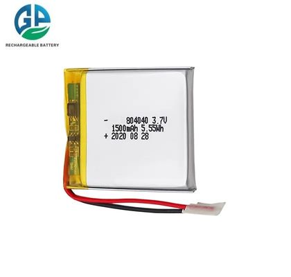 購入 高品質の804040 1500mAh 3.7V リチャージ可能なバッテリー スマートテーブルランプ 高放電率バッテリー 30C Max60C online manufacture