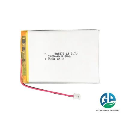 購入 リチウムポリマーバッテリー パック 8.8wh 3.7V 2400mAh 505573 デジタルデバイス用低温 online manufacture
