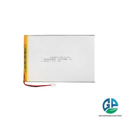 購入 リチウムイオンポリマー リチャージ可能なリポバッテリーパック 6080130 8000mAh 3.7V リチャージ可能なリポリマーバッテリー online manufacture