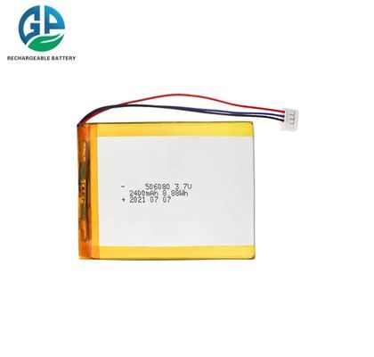 購入 リチウムポリマー バッテリー パック 8.8wh 506080 3.7V 2400mAh 美容器 モバイル パワー ゴルフカート ボート online manufacture