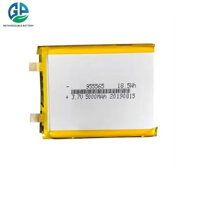 購入 高容量 高サイクル時間 リポ電池 3.7v 再充電電池 955565 3.7v 5000 Mah 電池 18.5wh リチウム電池 online manufacture