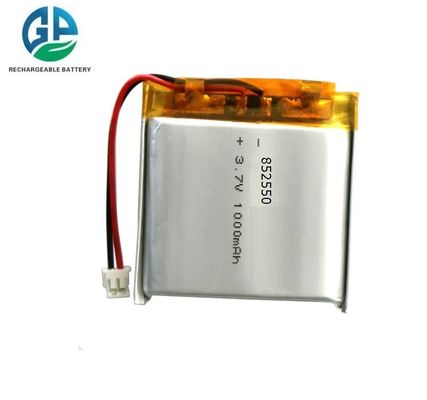 購入 高容量充電可能なKCリイオン852550 3.7V 1000mAh 3.7Wh 20Cリポリマー電池 電池 online manufacture