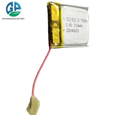 購入 リポリマー KC リチャージ可能なリポバッテリー 3.8v 210mAh 521922 バッテリー リチャージ可能なリポ バッテリー ポッチセル リアル容量 ブルートゥース online manufacture