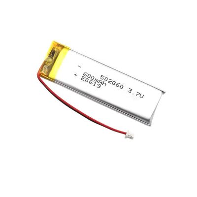 購入 再充電電池 リポリマー電池セル 再充電電池 3.7v 600mah パックモデル 品質 502060 小型リチウムポリマー電池 リポ 3.7v 600mAh KC認定電池 online manufacture