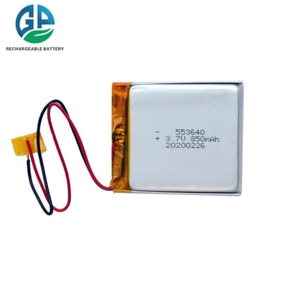 購入 高容量 3.7V 850mAh リチウムイオンポリマー電池 553640 充電式 Lipo バッテリー 850mah ポーチリチウム Li-Ion ポリマー電池セル RC用 online manufacture