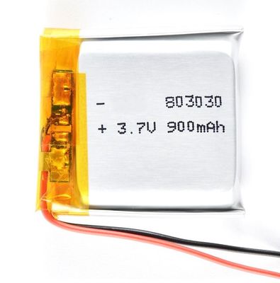 購入 Drone Battery KC CB IEC62133 LP803030  Rechargeable Battery Pack Polymer Lithium Battery 803030 3.7v Lipo Batterie 900mah online manufacture