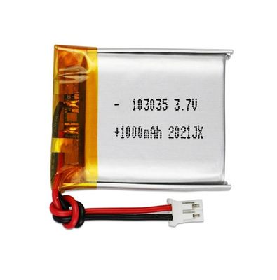 購入 Rechargeable KC CE  3.7v 1000mah Lipo Bataries 103035 Lithium Polymer Battery Pack  3.7v 1000mAh Rechargeable Battery online manufacture