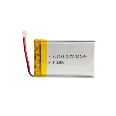 購入 高放電率 バッテリー 603048 再充電可能 3.7V 900mah リポリチウムポリマー バッテリー パック RoHS online manufacture