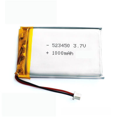購入 KC IEC62133認証 3.7V 1000mAh リチウムポリマーバッテリーパック 温度レコーダー用Lipoバッテリー online manufacture