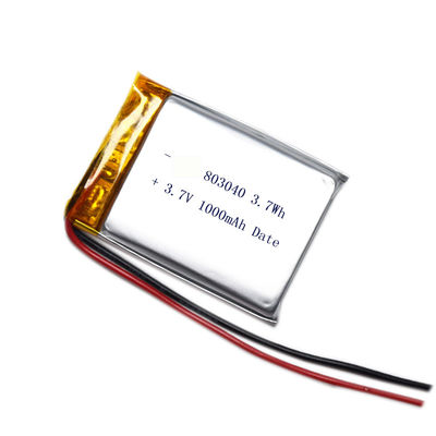 購入 803040 3.7 BluetoothのスピーカーのためのV 1000mahのリチウム ポリマーLipoの充電電池 online manufacture
