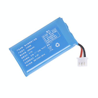 購入 身につけられる装置のためのUL 113056 3.7V 2000mAh再充電可能なLipoの電池 online manufacture