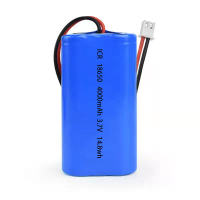 4000mAh 3.7V 18650 リチウムイオンバッテリー 500サイクル寿命 充電式リチウムイオンバッテリーパック