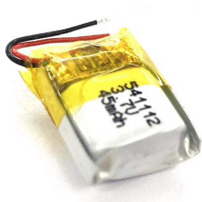 イヤホーン541112の小さいリチウム ポリマー電池45mah 3.7v 50mAh 60mAh 70mAh