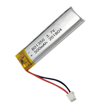 801350 3.7v 500mah 1.85wh Lipoの電池銀行KC CBの証明