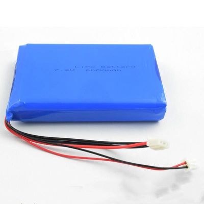 美装置のためのIEC62133 KC 7.4v 6000mahのリチウム ポリマー電池のパック