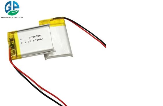 IEC62133はLipo電池702535の600mah 3.7リチウム ポリマー電池を承認した