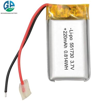 551730の注文のLipo電池のパック3.7v 150mah 200mah 220mah 250mah 400mah 500mah