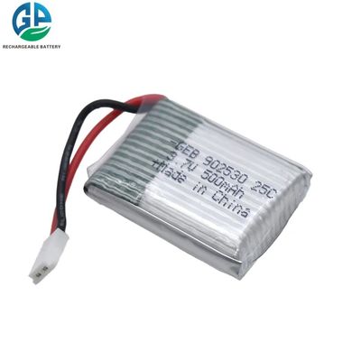 セリウムKCのリチウム ポリマー電池のパック再充電可能な902530 500mAh 3.7V 25C