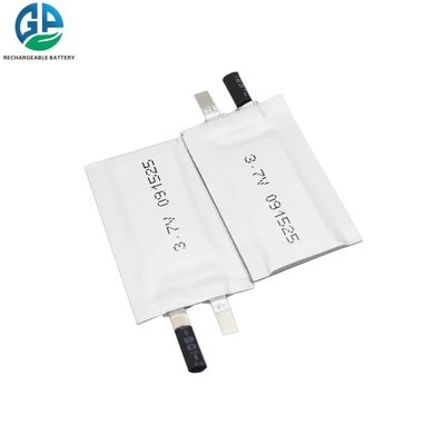 超薄く再充電可能なリチウム ポリマー電池のパック3.7v 15mah 091525