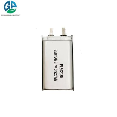 502030 サイズ 3.7V 250mAh リチウムポリマー バッテリー パック リチャージ可能なリポ バッテリー