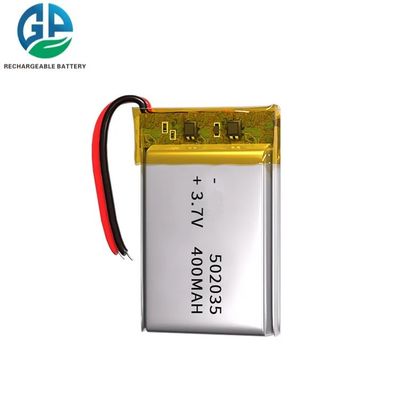 3.7vリチウム電池のパワー・パック李ポリマー400mah/502035リチウム ポリマー電池