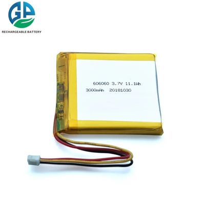 UL認証606060 リ充電可能なリポリマーバッテリー 3.7V 3000mAh デジタル製品
