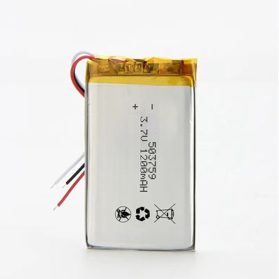 503759 3.7v 1200mah リチウムポリマーバッテリー パック 高容量