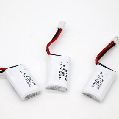 851724 再充電可能なリポリオンポリマーバッテリー 3.7V 220mAh 0.814Wh 20C