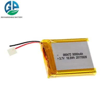 3.7v リポリマーバッテリー 985472 5000mAh 3.7V 18.5WH リチャージ可能なライオンポリマーバッテリー